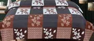 Polycotton Double Bedsheet with 2 Pillow Cover 