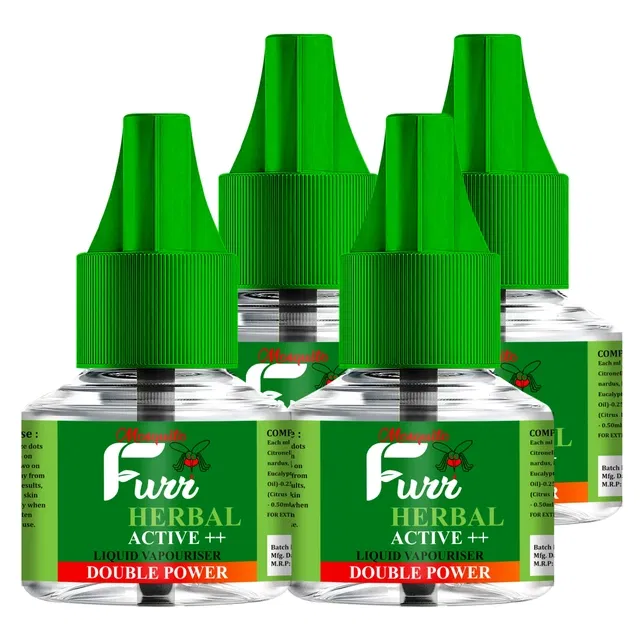 मॉस्क्वीटो फुर्र नीम हर्बल मॉस्क्वीटो रिफिल 4X45 ml (पैक ऑफ़ 4)