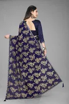 Trendy Heavy Georgette Saree with Blouse Piece For Women 
