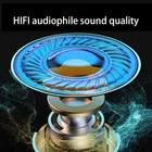 Life Like Owl Eye Breathing Light Gaming Wireless Earbuds Earphones With Mic - Black True Wireless