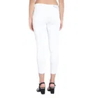 Denim Straight Fit Jeans For Women , WHITE 
