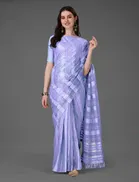 Cotton Embroidery Saree for Women 