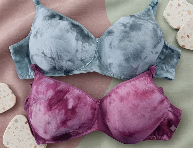 Floral Padded Everyday Bra for Women, Pack of 2 (Multicolor, 28B)