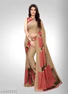 Georgette Abstract Saree for Women 