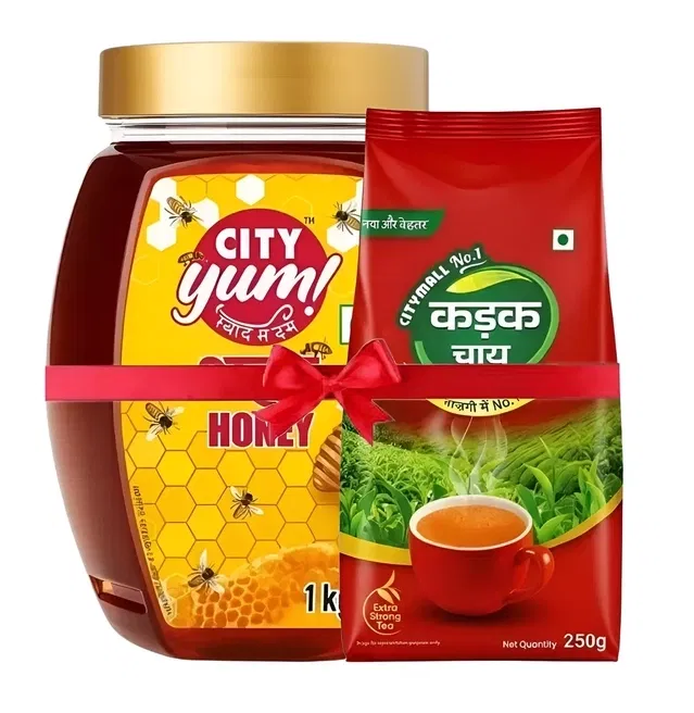 सिटी यम शहद 1 kg + सिटी मॉल नं.1 कड़क चाय 250 g