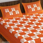 Cotton Queen Bedsheet with 2 Pillow Cover 