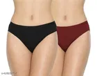 Cotton Briefs for Women (Multicolor, M) (Pack of 2)