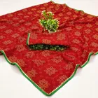 Georgette Bandhini Saree for Women 