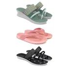 Combo of Flats with Slippers & Heels for Women 