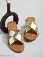 Shoetopia Embellished Flat Sandals IND-3