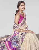 Art Silk Printed Saree for Women 