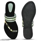 Zakozee Open Toe Flats for Women 