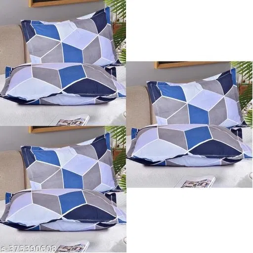 Cotton Pillow Covers (Multicolor, 17x27 inches) (Pack of 6)
