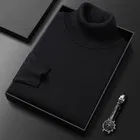 High Neck Solid T-Shirt for Men 
