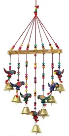 KC Arts Birds Windchime 27 inches Pack of 1