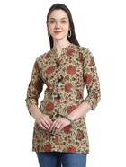 Cotton Printed Top for Women 