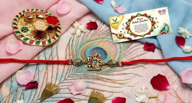 Metal Rakhi (Multicolor, Pack of 1)