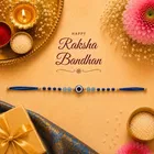 Evil Eye Rakhi for Brother Blue & Pink [Pack of 4]