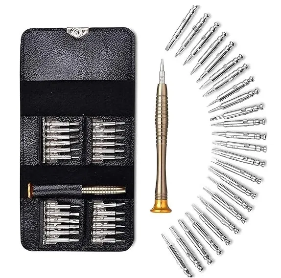 Stainless Steel 25 in 1 Screwdriver Tool Kit (Multicolor, Set of 1)