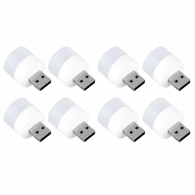 Immutable 1W USB LED Light, White [8 Pieces]
