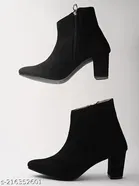 Shoetopia Girls Boots - Black 