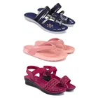 Combo of Flats with Slippers & Sandals for Women 
