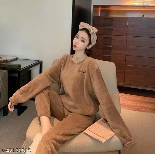 Nightdress for Women (Brown, L)