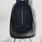 Nylon Backpack for Men & Women, Black