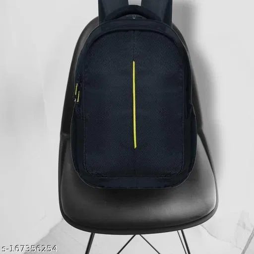 Nylon Backpack for Men & Women, Black
