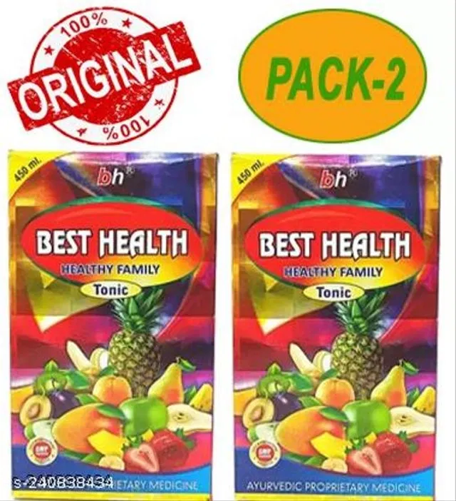 Bengal Herbs Best Health 50 Capsule & Best Health Tonic 450Ml For Body Weakness (Pack Of 2)