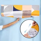 Polyester Elastic Fitted Stretchable Adjustable Printed Cover for 1 & 1.5 ton Split AC 
