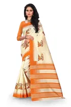 Mysore Silk Printed Saree for Women 