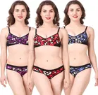Cotton Blend Lingerie Set for Women 