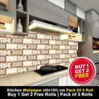 Vinyl Wallpaper for Kitchen Wall 