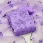 Organza Unstitched Dress Material for Women 