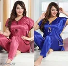 Satin Nightsuit for Women 