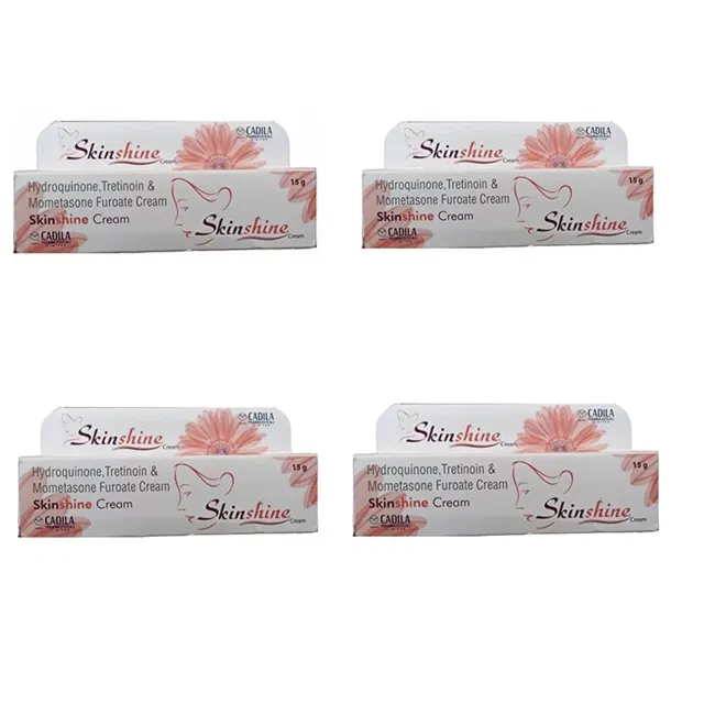 Cadila Skinshine Face Night Cream (15 g, Pack of 4)