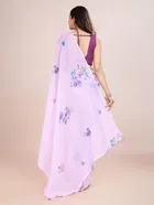 Silk Woven Design Saree for Women, Pink 