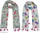 Poly Chiffon Printed Scarves for Women 