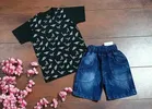 Cotton Printed Top & Bottom Set for Kids 