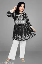 Georgette Chikankari Top for Women 
