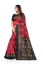 SVB प्रिंटेड साड़ी फॉर वीमेन 