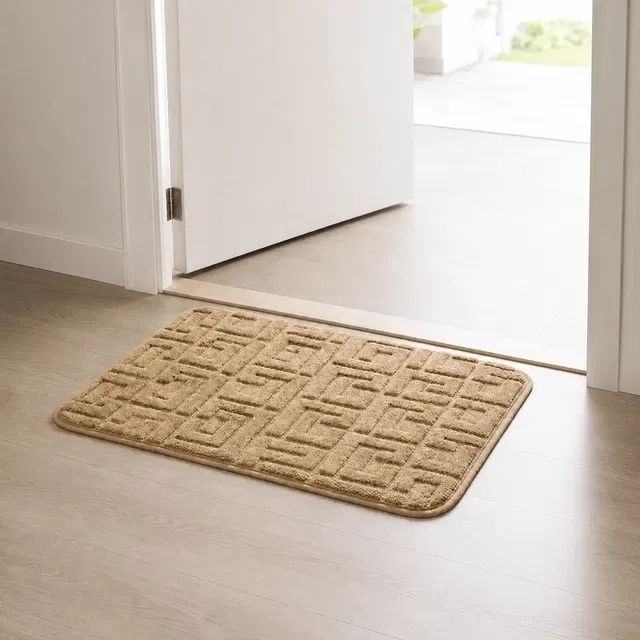 Greek Key pattern Emboss 3D anti-slip Door Mat [40x60 cm]