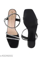 Embellished Block Heels for Kids 