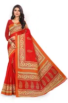 Silk Printed Saree for Women 