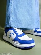 Shoetopia Blue Slip-on Sneakers Size IND-8