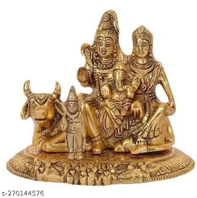 Metal Shiv Parivar Idol (Bronze)