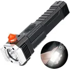 Rechargeable Torch Lights (Black, 3 W)