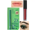 Matte Lip Color with Waterproof Kajal  