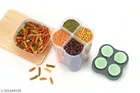 Plastic Airtight 4 Section Container 